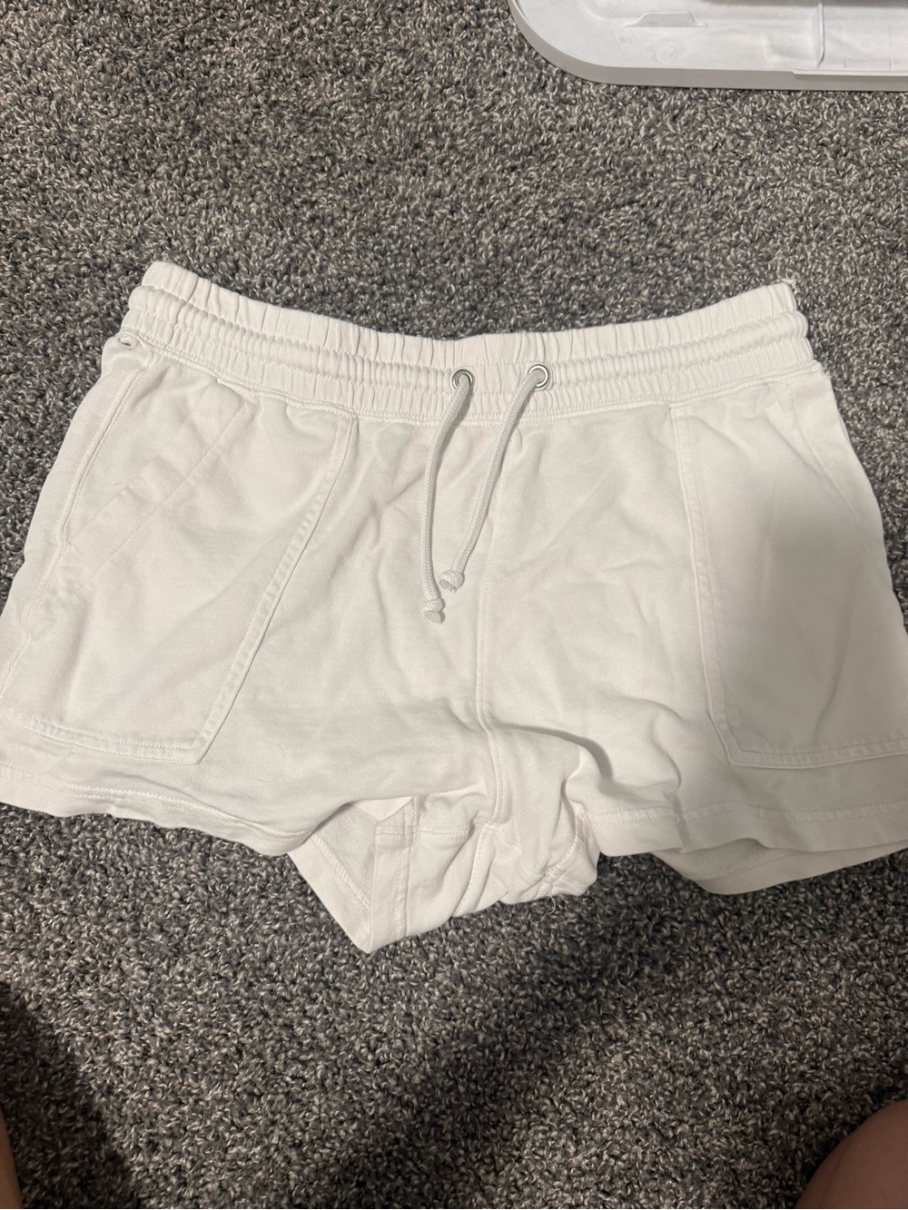 Jcrew white sweatshorts